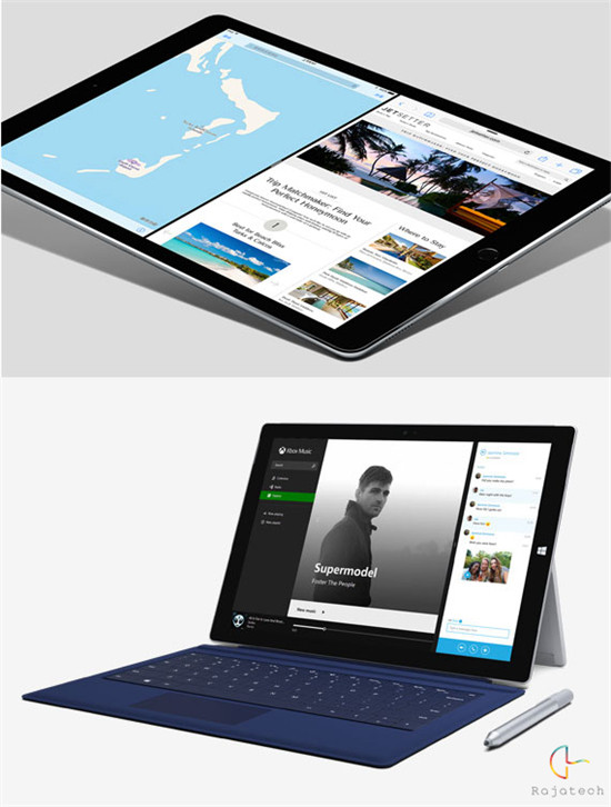 全面抄襲or超越？iPad Pro對比Surface Pro 3