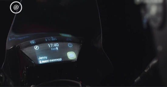 三星或推摩托車智能擋風玻璃，可顯示來電和短信 
