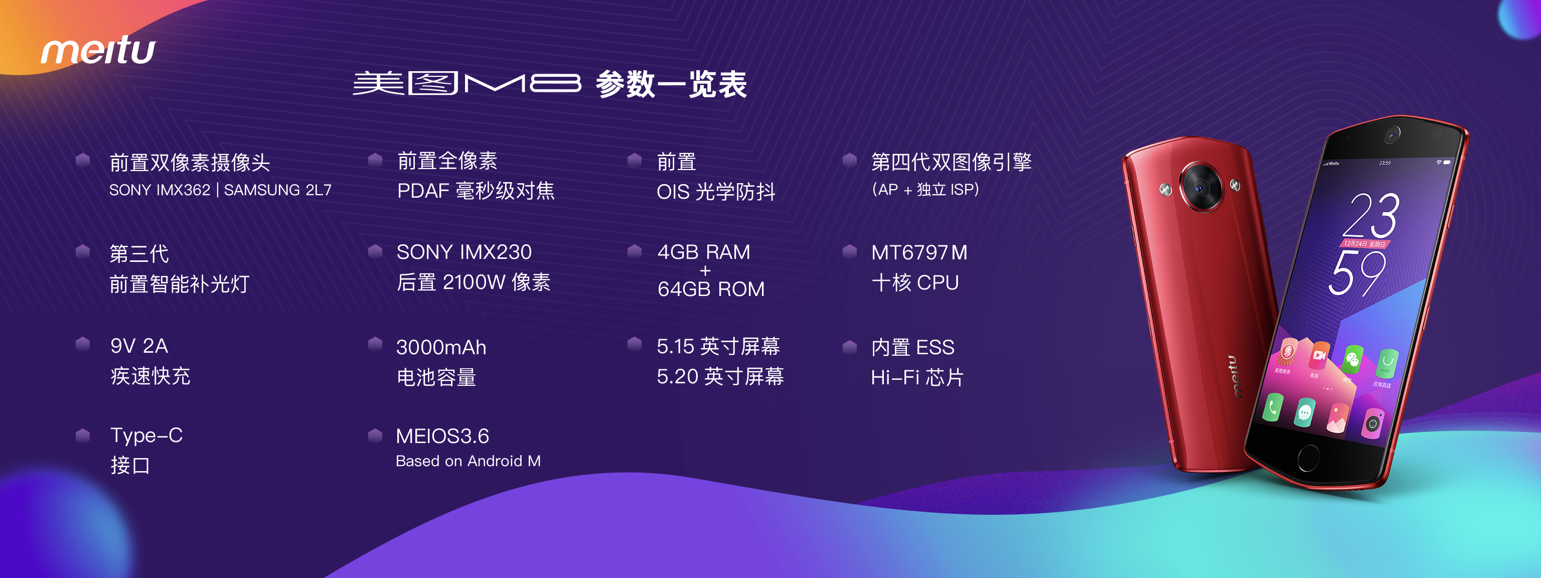 人工智能+個性定制，六曲面美圖M8發(fā)布