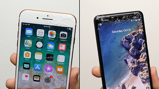旗艦手機測試：iPhone 8 Plus不堪一擊，但它卻爛掉渣