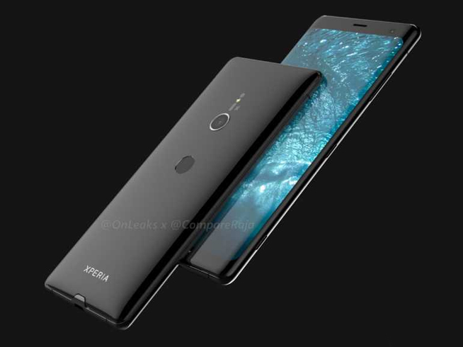 索尼Xperia XZ3渲染圖曝光：曲面屏搶眼 然而雙攝還不會標配？